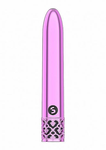 Royal Gems Shiny Pink Abs Bullet Rechargeable