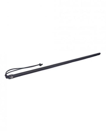 24 Leather Wrapped Cane Black "