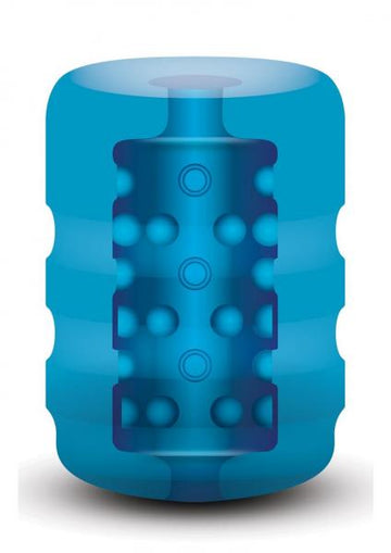 Zolo Backdoor Beaded Texture Pocket Stroker Blue