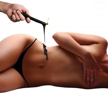 Master Series Dark Drippers Fetish Drip Candle Set Of 3 Black