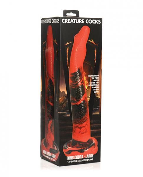Creature Cocks King Cobra 14in Large Long Dildo